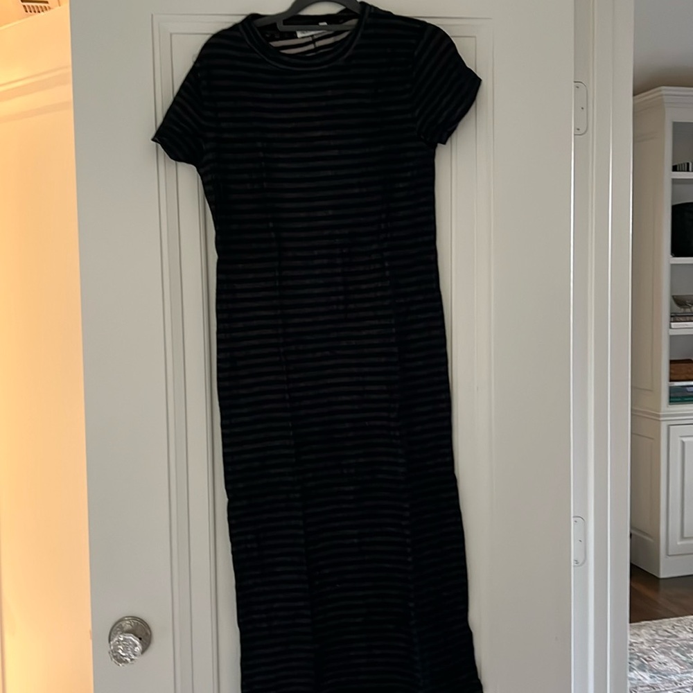 Rag and bone knit striped maxi dress